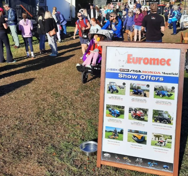 Euromec show offers and groundcare machinery at Burghley Horse Trials