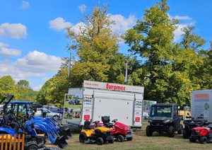 Euromec machinery display at Defender Burghley Horse Trials 2026
